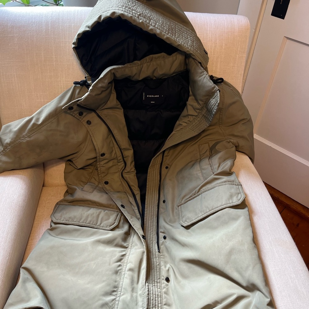 Everlane Olive ReNew Parka